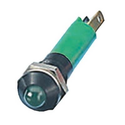 CML Innovative Technologies Green Panel Mount Indicator, 12V, 8mm Mounting Hole Size