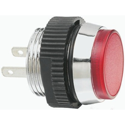 Signal Construct White Panel Mount Indicator, 24 → 28V, 16mm Mounting Hole Size, IP67