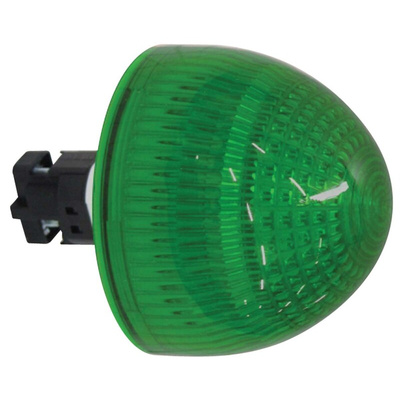 Idec Green Panel Mount Indicator, 24.1 x 22.3mm Mounting Hole Size