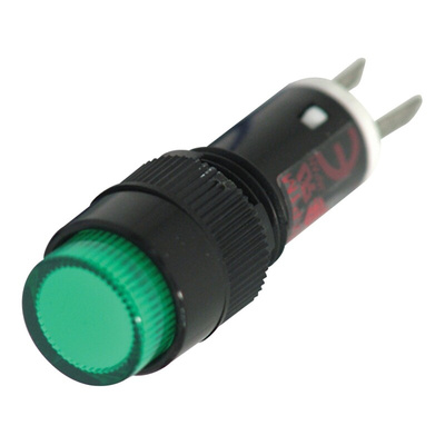 Idec Green Panel Mount Indicator, 10.1mm Mounting Hole Size