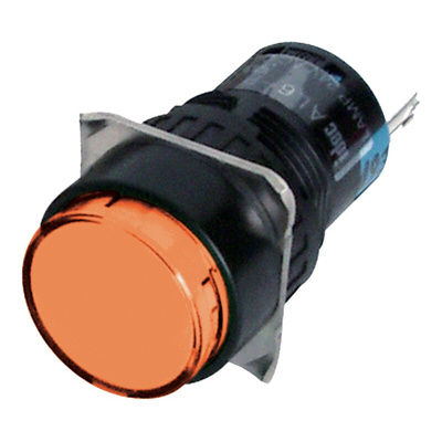 Idec Orange Panel Mount Indicator, 16mm Mounting Hole Size
