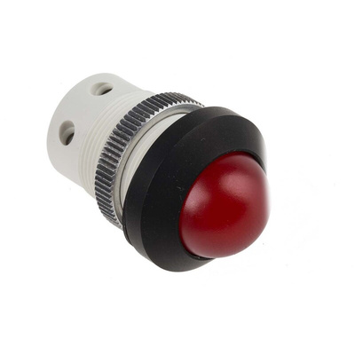 Signal Construct Red Panel Mount Indicator, 20 → 28V, 22mm Mounting Hole Size, IP67