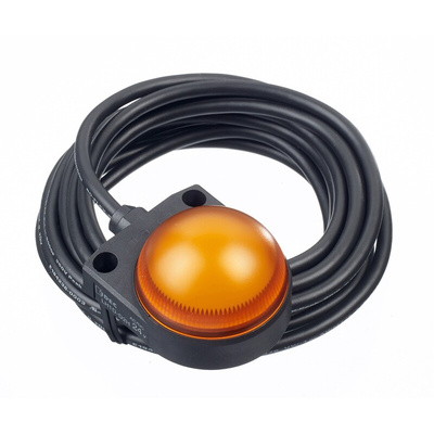 Idec Orange Panel Mount Indicator, 24 V ac/dc, 24V dc, IP67