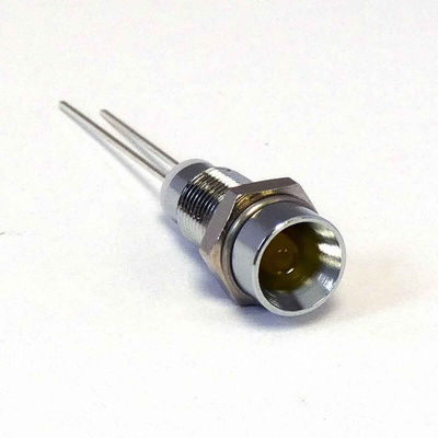 CML Innovative Technologies 1903X00X Series Yellow Panel Mount Indicator, 2.1V, 6mm Mounting Hole Size, IP40