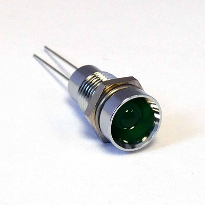 CML Innovative Technologies 1905X00X Series Green Panel Mount Indicator, 2V, 8mm Mounting Hole Size