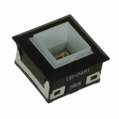 NKK Switches Red Panel Mount Indicator, 16.2 x 16.2mm Mounting Hole Size, Solder Tab Termination
