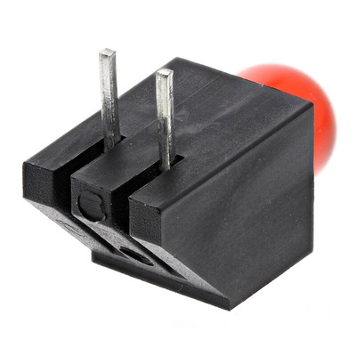 Kingbright L-1503CB/1ID, Red Right Angle PCB LED Indicator, Through Hole 2.5 V