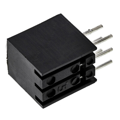 Kingbright L-130WCP/2EGW, Green & Red Right Angle PCB LED Indicator, 2 LEDs, Through Hole 2.5 V