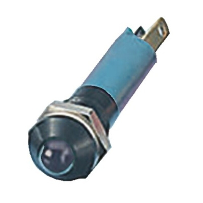 CML Innovative Technologies Blue Panel Mount Indicator, 12V, 8mm Mounting Hole Size