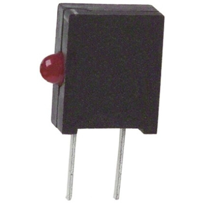 Dialight 555-2001F, Red Right Angle PCB LED Indicator, Through Hole 2 V
