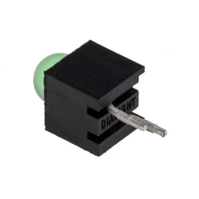 Dialight 550-0204F, Green PCB LED Indicator, Through Hole 2.1 V
