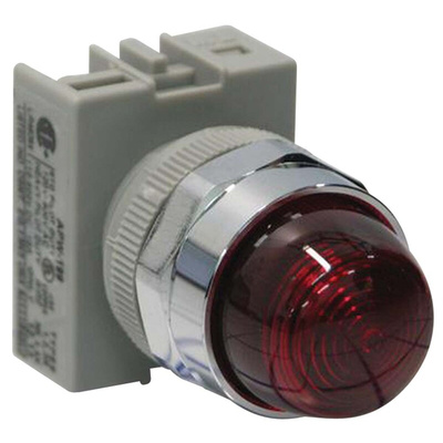Idec Red Panel Mount Indicator, 22mm Mounting Hole Size