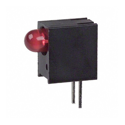 Dialight 551-0507F, Red Right Angle PCB LED Indicator 3mm (T-1), Through Hole