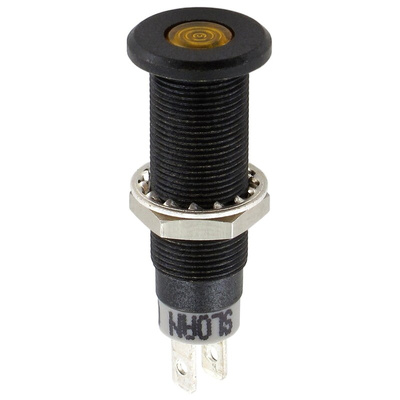 Sloan Yellow Panel Mount Indicator, 5 → 28V, 8.2 x 7.6mm Mounting Hole Size, IP68