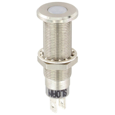 Sloan White Panel Mount Indicator, 5 → 28V, 8.2 x 7.6mm Mounting Hole Size, IP68