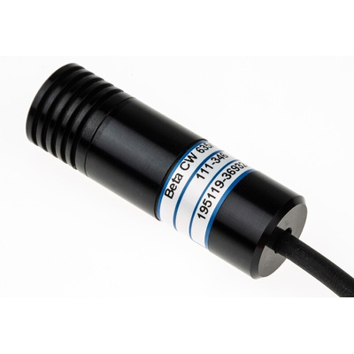 1068-40-000 Laser Module, 633nm 1.5mW, Continuous Wave, TTL control Ellipse pattern +4.5 → +5.5 V