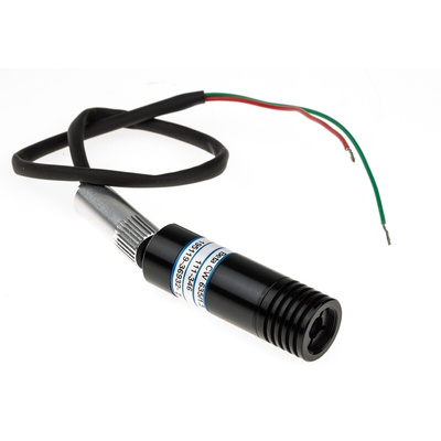 1068-40-000 Laser Module, 633nm 1.5mW, Continuous Wave, TTL control Ellipse pattern +4.5 → +5.5 V