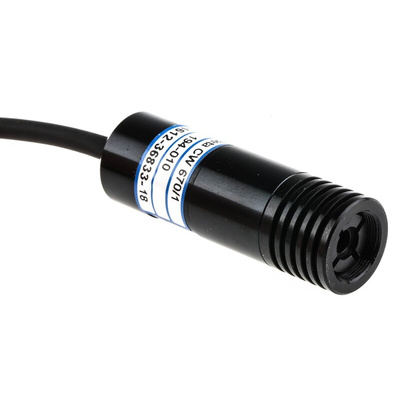 1068-42-000 Laser Module, 670nm 1mW, Continuous Wave, TTL control Ellipse pattern -8 → -12 V