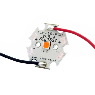 ILS ILH-S501-AMER-SC211-WIR200., DURIS S5 PowerStar LED Array, 1 Amber LED