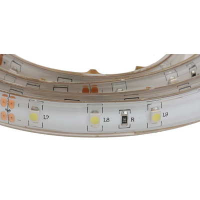 RS PRO 24V White LED Strip Light, 5500 → 7000K Colour Temp, 1m Length