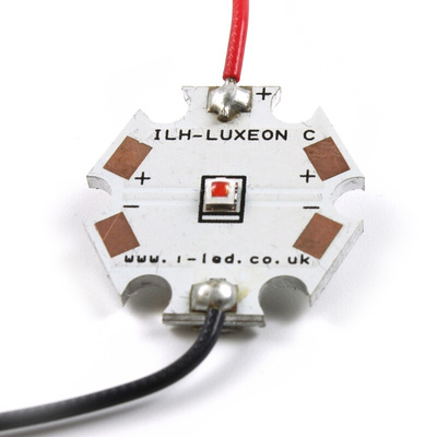 ILS ILH-LC01-RED1-SC201-WIR200., LUXEON C LED Array, 1 Red LED