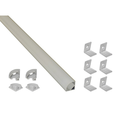 PowerLED LED Strip Extrusion & Diffuser EXT for Cove Lighting, Shelve Lighting, Skirting Board Lighting, Under Cabinet