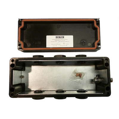 CE-TEK CEP Junction Box, IP66, ATEX, 75mm x 75mm x 190mm
