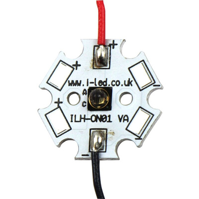 ILS ILH-8M01-FRED-SC201-WIR200., LED Star, 1 Infrared LED (3900K)