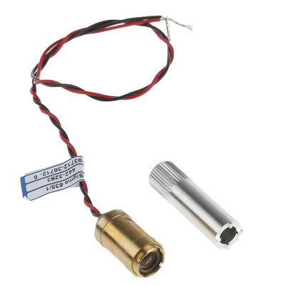 5001-21-000 Laser Module, 635nm 1mW, Continuous Wave Ellipse pattern +3 → +5.5 V