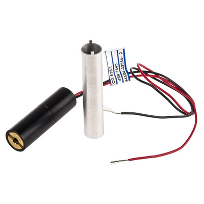 5002-23 Laser Module, 635nm 1mW, Continuous Wave Cross pattern +3.5 → +5 V