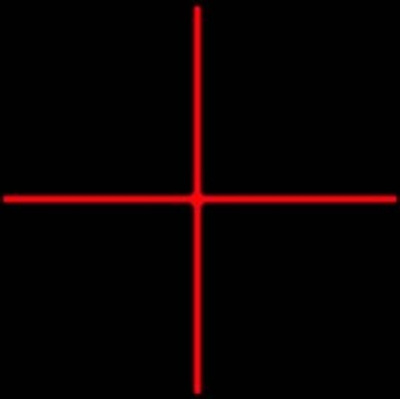 Global Laser 60° fan angle Cross shape Moulded Multi Rod Laser Lens, Exit aperture 5mm