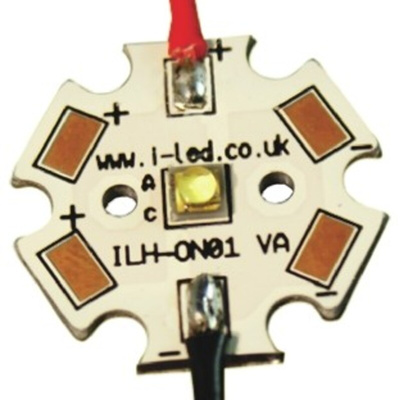 ILS ILH-OW01-STWH-SC211-WIR200., OSLON 150 1+ PowerStar LED Array, 1 White LED (5700K)