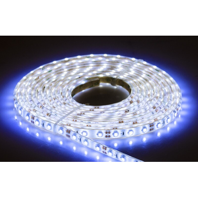 RS PRO 12V Blue LED Strip Light, 5m Length