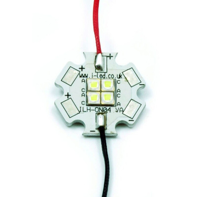 ILS ILH-SO04-SIWH-SC201-WIR200., OSLON Signal PowerStar LED Array, 4 White LED