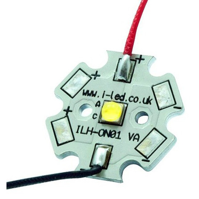 ILS ILH-OG01-WMWH-SC221-WIR200., OSLON Square PowerStar LED Array, 1 White LED (3000K)