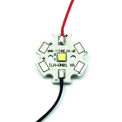 ILS ILH-OG01-NUWH-SC221-WIR200., OSLON Square PowerStar LED Array, 1 White LED (4000K)