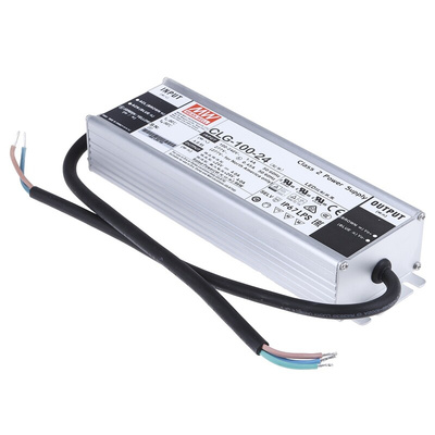 MEAN WELL, 24V Output, 96W Output, 4A Output, Constant Voltage