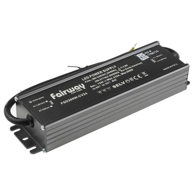 RS PRO LED Driver, 24V Output, 200W Output, 8.33A Output, Constant Voltage