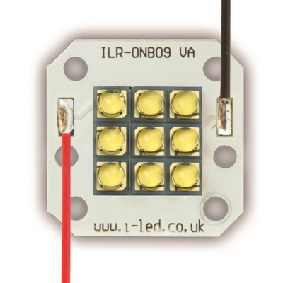 ILS IHR-OG09-HYRE-SC221-WIR200., OSLON Square 9 LED Array, 9 Hyper Red LED