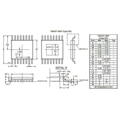 DiodesZetex AL5873T16E-13 LED Driver IC, 5 → 55 V 250mA