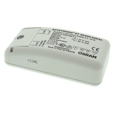 Osram LED Driver, 24V Output, 20W Output, 830mA Output, Constant Voltage