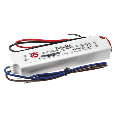 MEAN WELL LED Driver, 6 → 48V Output, 16.8W Output, 350mA Output, Constant Current