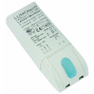 Lumotech LED Driver, 3 → 32V Output, 12W Output, 350 mA, 700 mA Output, Constant Current Dimmable