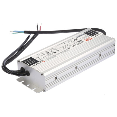 MEAN WELL LED Driver, 12V Output, 264W Output, 22A Output, Constant Voltage Dimmable