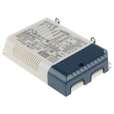 MEAN WELL LED Driver, 2 → 100V Output, 42W Output, 1.05 A, 350 mA, 500 mA, 600 mA, 700 mA, 900 mA Output,