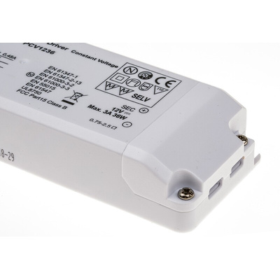 PowerLED LED Driver, 12V Output, 36W Output, 3A Output, Constant Voltage