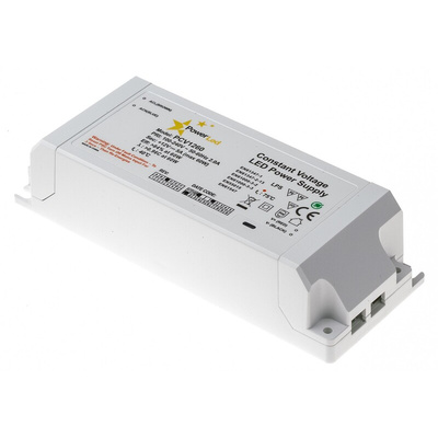 PowerLED LED Driver, 12V Output, 60W Output, 5A Output, Constant Voltage