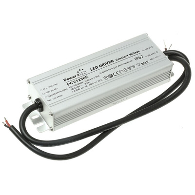 PowerLED LED Driver, 12V Output, 36W Output, 3A Output, Constant Voltage