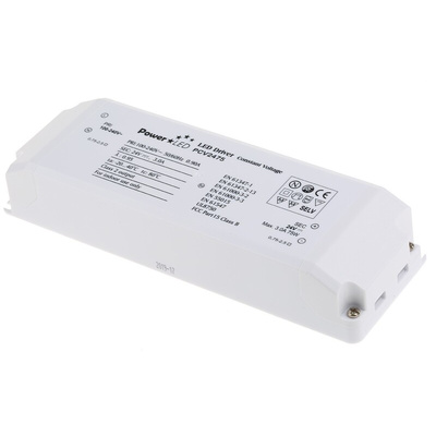 PowerLED LED Driver, 24V Output, 75W Output, 3.15A Output, Constant Voltage