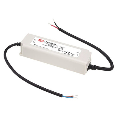 MEAN WELL LED Driver, 24V Output, 151.2W Output, 0 → 6.3A Output, Constant Voltage